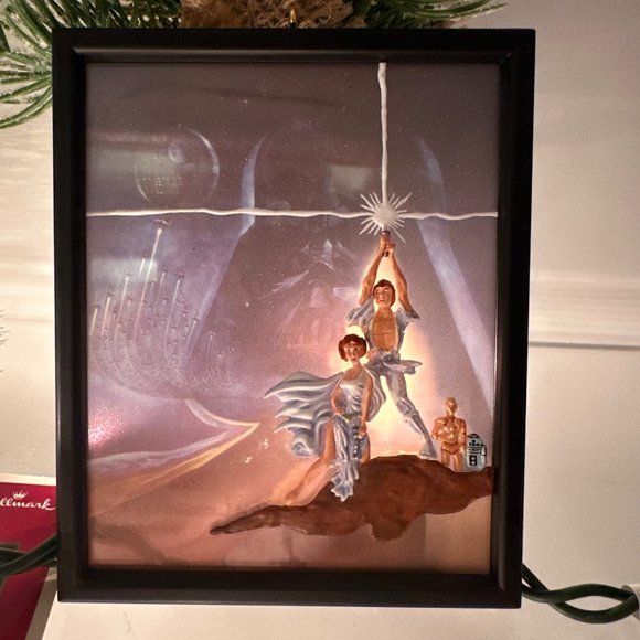 Hallmark Keepsake Ornament Star Wars A New Hope Theater One Sheet Christmas - Picture 5 of 13